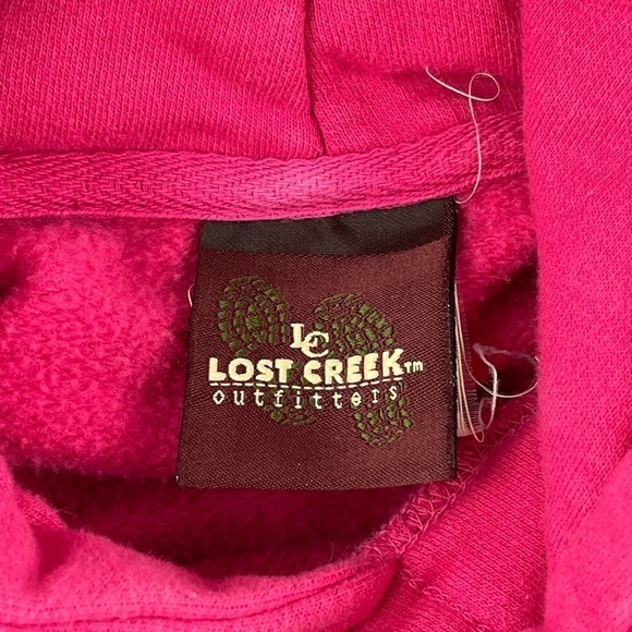 Lost Creek Outfitters Hoodie Womens Medium Pink Breckenridege Colorado - Picture 3 of 10